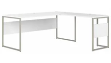 L Shaped Desks Bush Furniture 72in W x 72in D L-Shaped Table Desk with Metal Legs