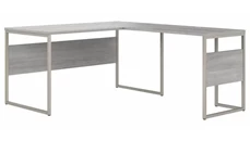 L Shaped Desk Shells Bush Furniture 60in W x 72in D L-Shaped Table Desk with Metal Legs