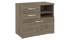 Lateral File Cabinets Bush Furniture Storage Cabinet with Drawers and Shelves - Assembled