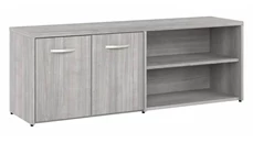 Storage Credenzas Bush Furniture Low Storage Cabinet with Doors and Shelves