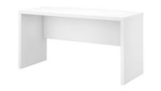 Stand-Alone Desk Shells Bush Furniture 60in W Bow Front Desk