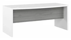 Stand-Alone Desk Shells Bush Furniture 72in W Bow Front Desk