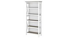 Standard Bookcases Bush Furniture 5 Shelf Bookcase
