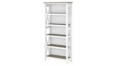 Standard Bookcases Bush Furniture 5 Shelf Bookcase