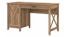 Stand-Alone Single Pedestal Desks Bush Furniture 54in W Computer Desk with Storage