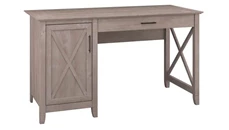Stand-Alone Single Pedestal Desks Bush Furniture 54in W Computer Desk with Storage