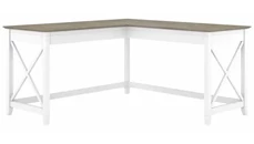 L Shaped Desk Shells Bush Furniture 60in W L-Shaped Desk