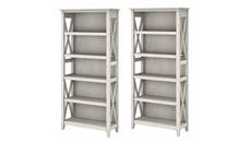 Standard Bookcases Bush Furniture 5 Shelf Bookcase (Set of 2)