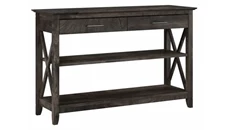 Console Tables Bush Furniture Console Table with Drawers and Shelves