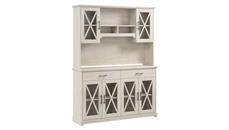 Storage Credenzas Bush Furniture 60in W Farmhouse Sideboard Buffet Cabinet with Hutch