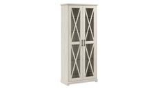 Tall Storage Cabinets Bush Furniture Farmhouse Curio Cabinet with Glass Doors and Shelves