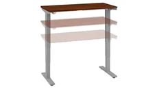 Standing Desks - Electronically Adjustable Bush Furniture 48in W x 24in D Height Adjustable Standing Desk