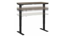 Standing Desks - Electronically Adjustable Bush Furniture 48in W x 24in D Electric Height Adjustable Standing Desk