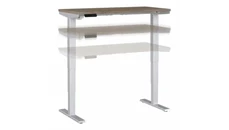 Standing Desks - Electronically Adjustable Bush Furniture 48in W x 24in D Height Adjustable Standing Desk