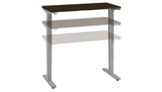 Standing Desks - Electronically Adjustable Bush Furniture 48in W x 24in D Height Adjustable Standing Desk