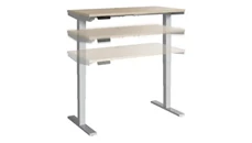 Standing Desks - Electronically Adjustable Bush Furniture 48in W x 24in D Height Adjustable Standing Desk