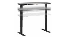 Standing Desks - Electronically Adjustable Bush Furniture 48in W x 24in D Electric Height Adjustable Standing Desk