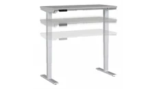 Standing Desks - Electronically Adjustable Bush Furniture 48in W x 24in D Height Adjustable Standing Desk