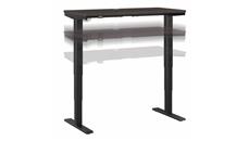 Standing Desks - Electronically Adjustable Bush Furniture 48in W x 24in D Electric Height Adjustable Standing Desk