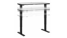 Standing Desks - Electronically Adjustable Bush Furniture 48in W x 24in D Electric Height Adjustable Standing Desk