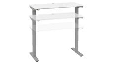 Standing Desks - Electronically Adjustable Bush Furniture 48in W x 24in D Height Adjustable Standing Desk