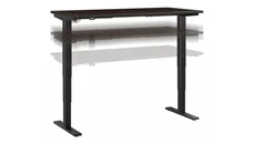 Standing Desks - Electronically Adjustable Bush Furniture 60in W x 30in D Electric Height Adjustable Standing Desk