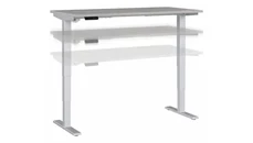 Standing Desks - Electronically Adjustable Bush Furniture 60in W x 30in D Electric Height Adjustable Standing Desk