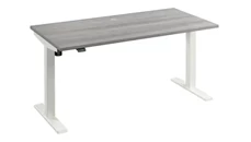 Standing Desks - Electronically Adjustable Bush Furniture 60in W x 30in D Electric Height Adjustable Standing Desk