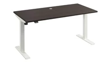 Standing Desks - Electronically Adjustable Bush Furniture 60in W x 30in D Electric Height Adjustable Standing Desk