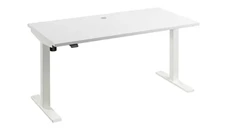 Standing Desks - Electronically Adjustable Bush Furniture 60in W x 30in D Electric Height Adjustable Standing Desk