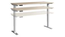 Standing Desks - Electronically Adjustable Bush Furniture 6ft W x 30in D Height Adjustable Standing Desk