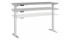 Standing Desks - Electronically Adjustable Bush Furniture 6ft W x 30in D Height Adjustable Standing Desk