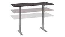 Standing Desks - Electronically Adjustable Bush Furniture 6ft W x 30in D Height Adjustable Standing Desk