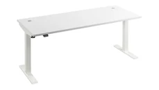 Standing Desks - Electronically Adjustable Bush Furniture 6ft W x 30in D Height Adjustable Standing Desk