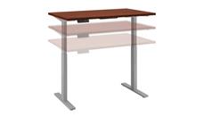 Standing Desks - Electronically Adjustable Bush Furniture 48in W x 24in D Electric Height Adjustable Standing Desk
