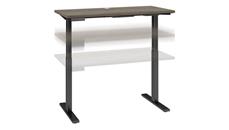 Standing Desks - Electronically Adjustable Bush Furniture 48in W x 24in D Electric Height Adjustable Standing Desk