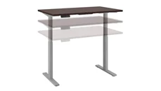Standing Desks - Electronically Adjustable Bush Furniture 48in W x 24in D Electric Height Adjustable Standing Desk
