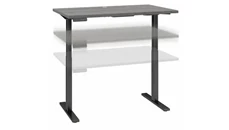 Standing Desks - Electronically Adjustable Bush Furniture 48in W x 24in D Electric Height Adjustable Standing Desk