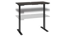 Standing Desks - Electronically Adjustable Bush Furniture 48in W x 24in D Electric Height Adjustable Standing Desk