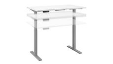 Standing Desks - Electronically Adjustable Bush Furniture 48in W x 24in D Electric Height Adjustable Standing Desk