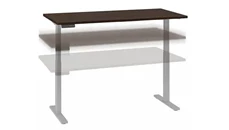 Standing Desks - Electronically Adjustable Bush Furniture 60in W x 30in D Height Adjustable Standing Desk