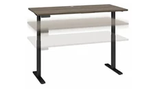 Standing Desks - Electronically Adjustable Bush Furniture 60in W x 30in D Height Adjustable Standing Desk