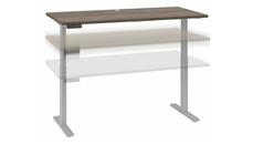 Standing Desks - Electronically Adjustable Bush Furniture 60in W x 30in D Height Adjustable Standing Desk
