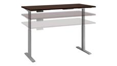 Standing Desks - Electronically Adjustable Bush Furniture 60in W x 30in D Height Adjustable Standing Desk