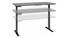 Standing Desks - Electronically Adjustable Bush Furniture 60in W x 30in D Height Adjustable Standing Desk