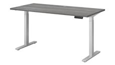 Standing Desks - Electronically Adjustable Bush Furniture 60in W x 30in D Height Adjustable Standing Desk