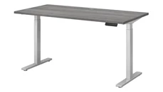 Standing Desks - Electronically Adjustable Bush Furniture 60in W x 30in D Height Adjustable Standing Desk