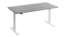 Standing Desks - Electronically Adjustable Bush Furniture 60in W x 30in D Height Adjustable Standing Desk