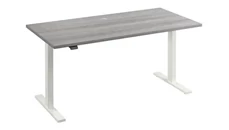 Standing Desks - Electronically Adjustable Bush Furniture 60in W x 30in D Height Adjustable Standing Desk