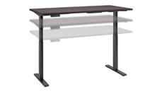 Standing Desks - Electronically Adjustable Bush Furniture 60in W x 30in D Height Adjustable Standing Desk